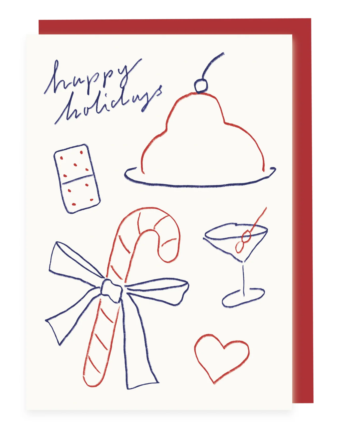 Folding Card "Happy Holidays"