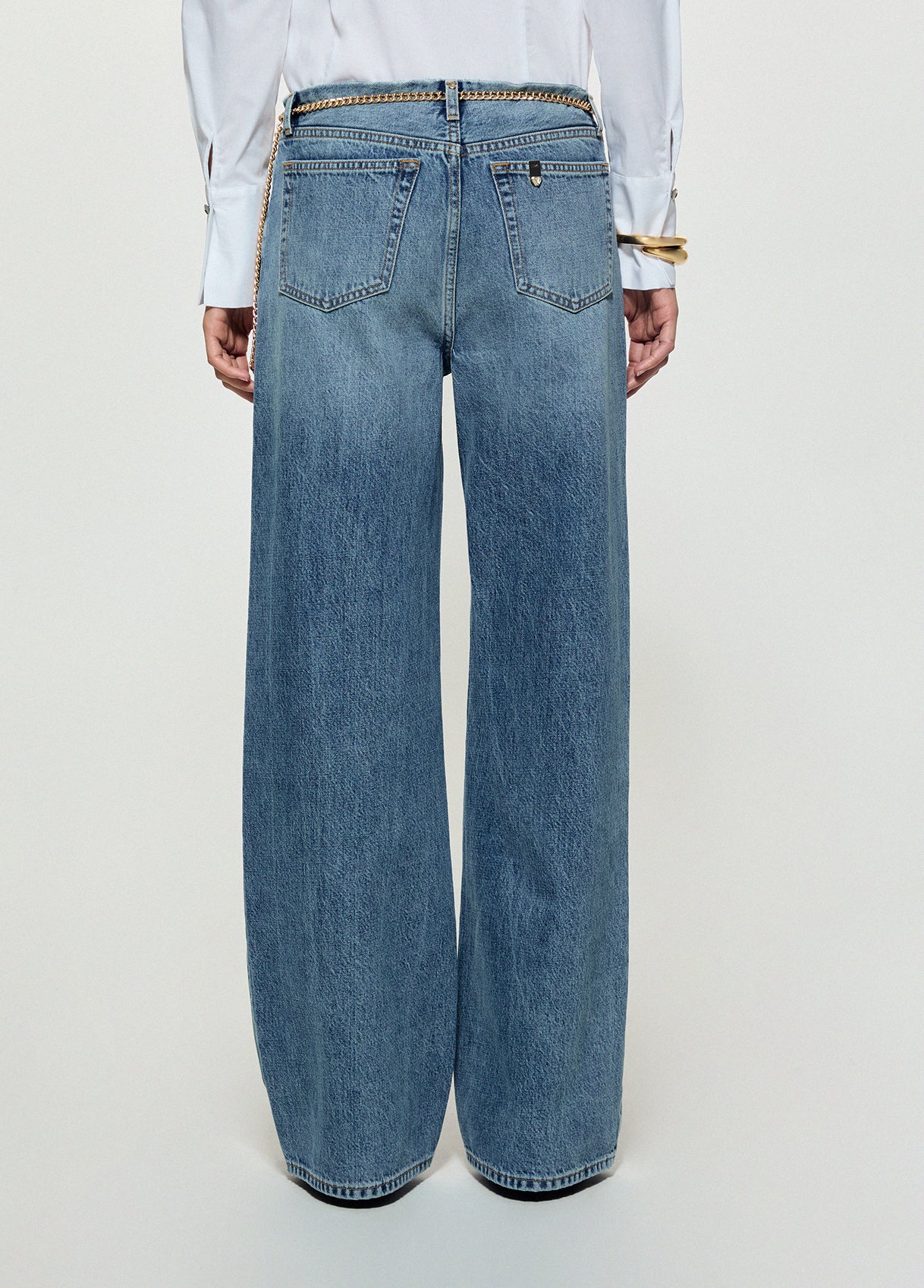 Flare Seam Light Denim