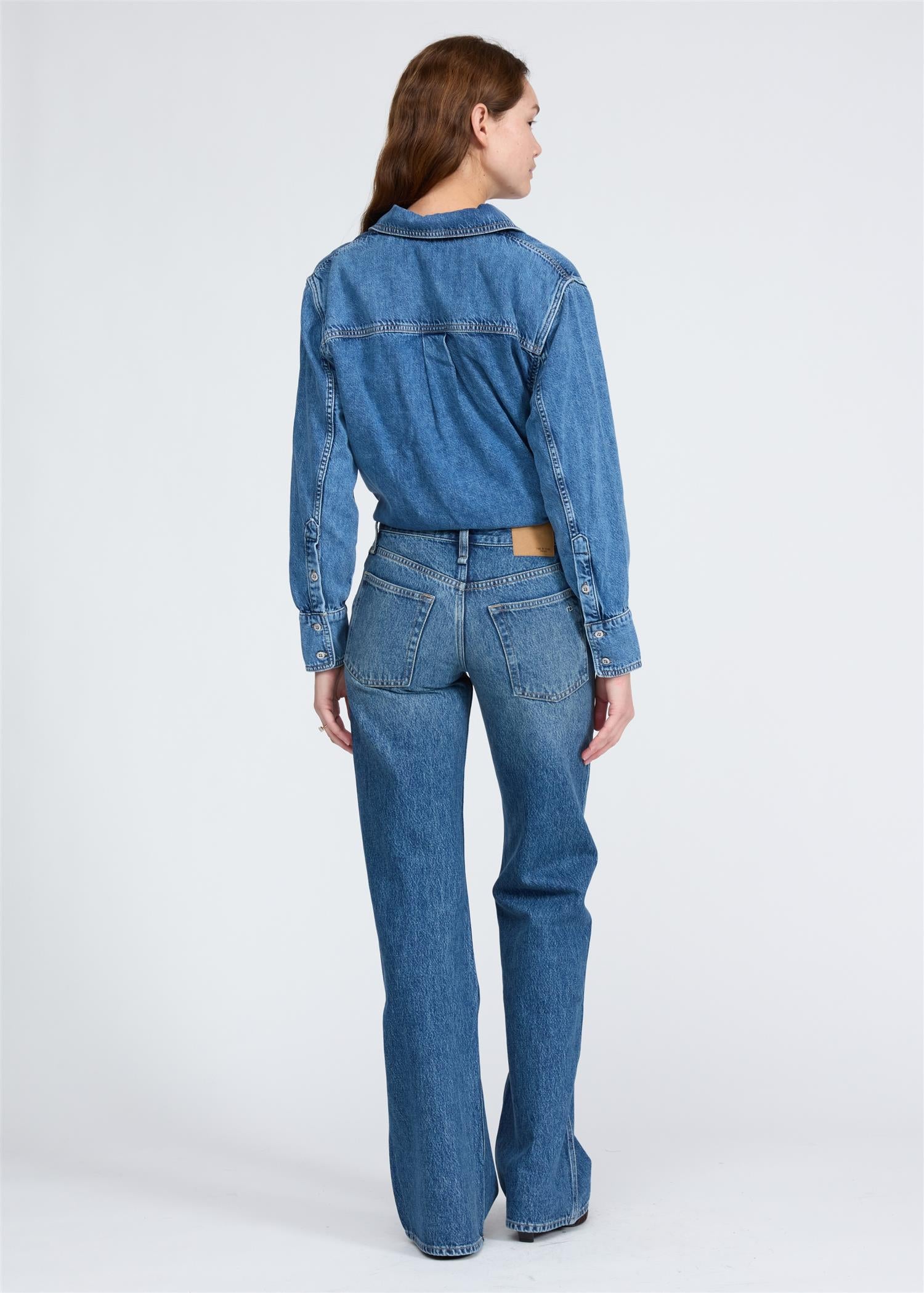 Josie Low Rise Relaxed Flare Flora
