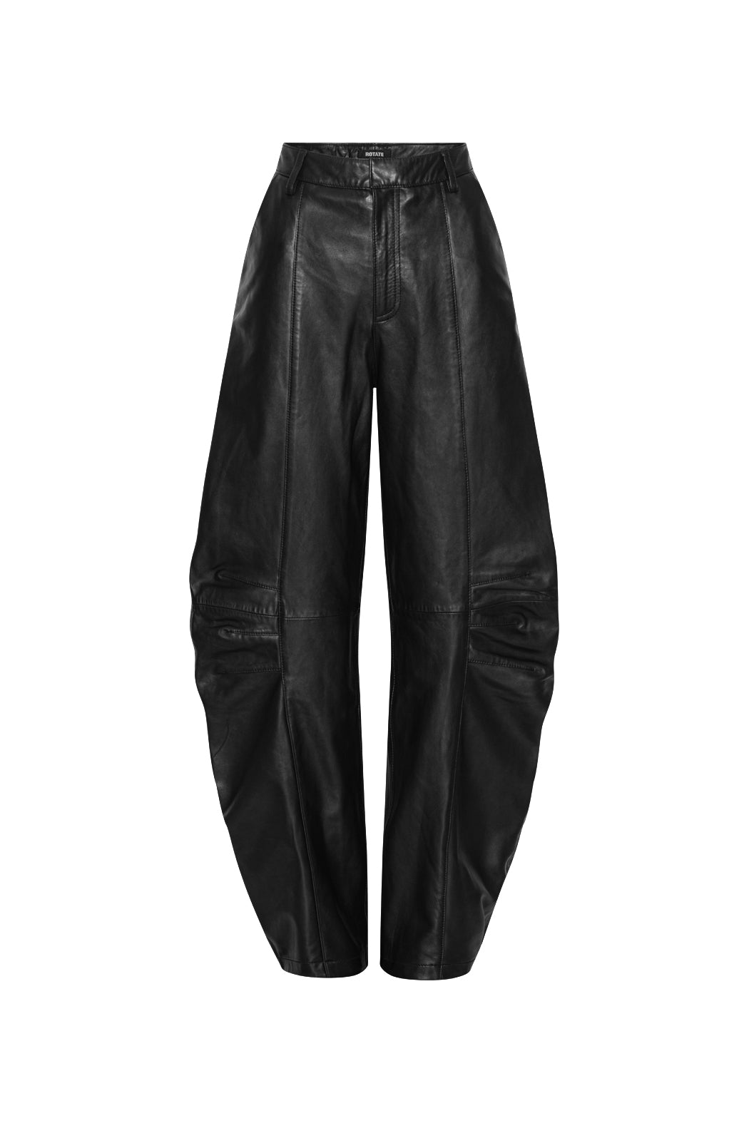 LEATHER CARGO PANTS