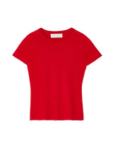 rib knit cap cleece tee