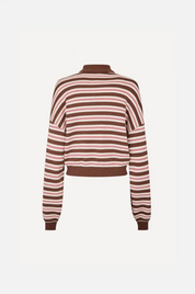 Slinky Knit Polo Shaved Chocolate