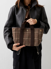 Traversée S Hunting Tweed Brown