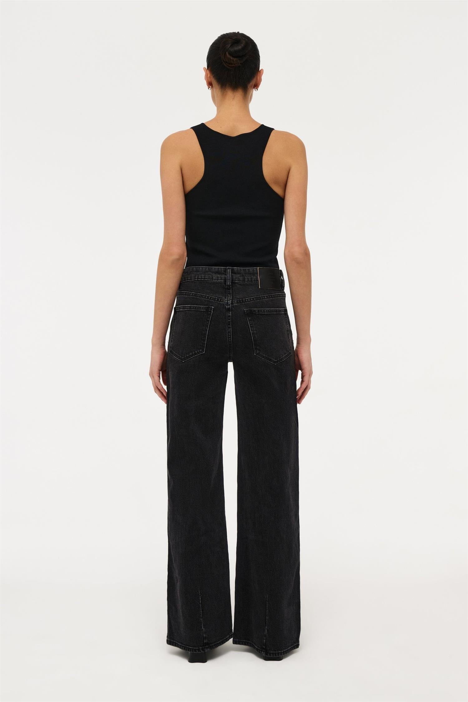 Eva Wide French Black