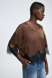 Cafira Top Brown