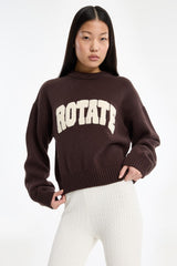 Crewneck Sweater Dark Brown