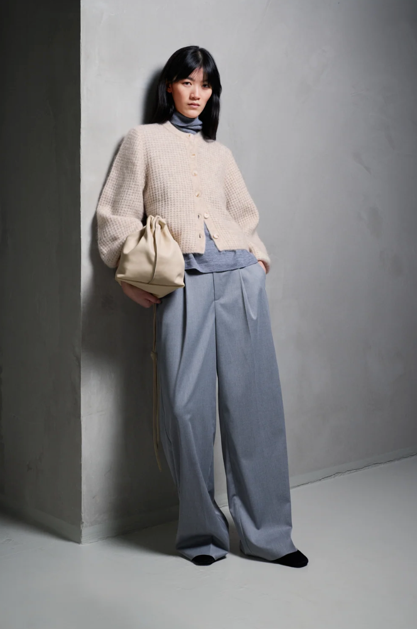 Sharona Trouser Lt. Grey Mel