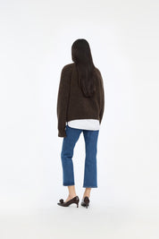 Knit Flower genser