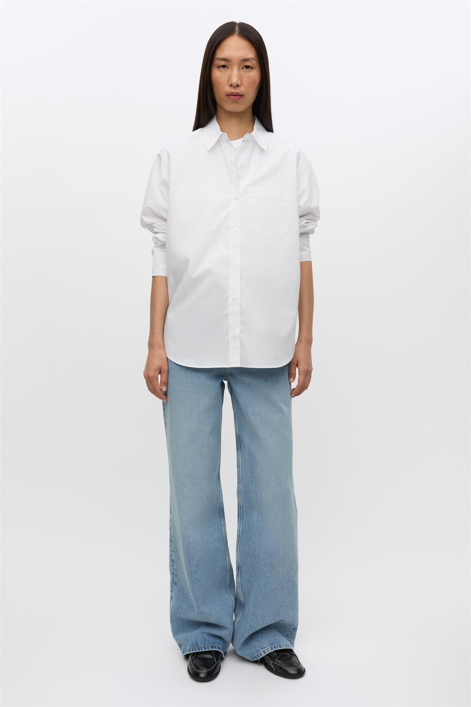 Salova Pocket Shirt White