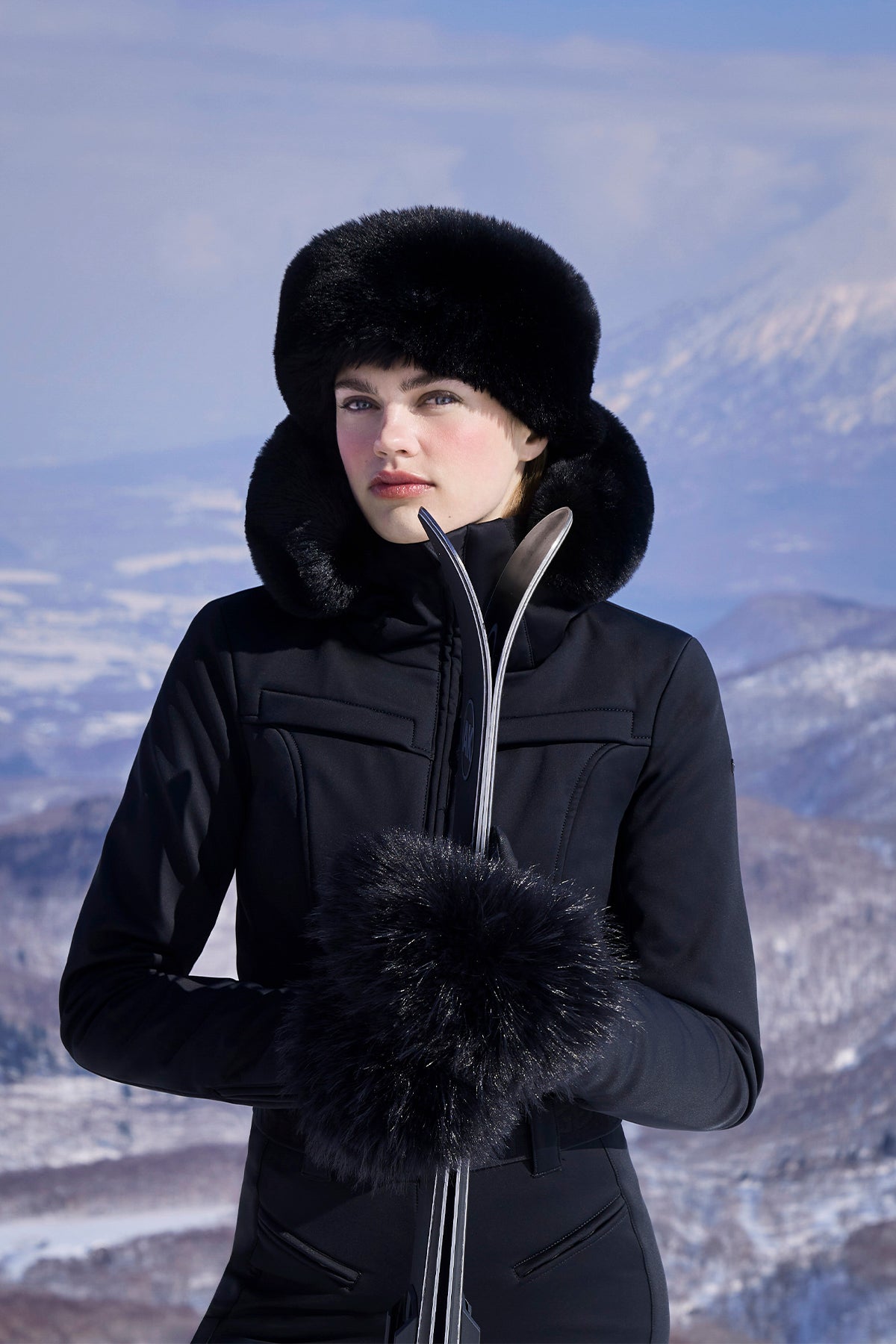 Froid Fluffy Headband Black