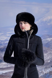 Froid Fluffy Headband Black