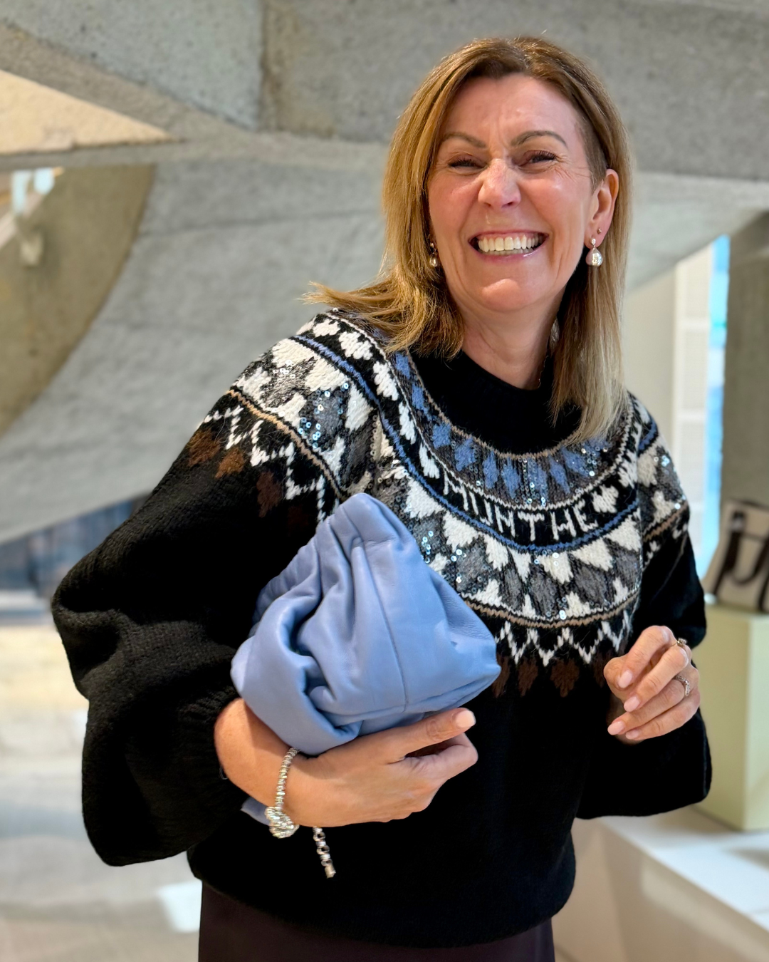 Vaffie strikkegenser