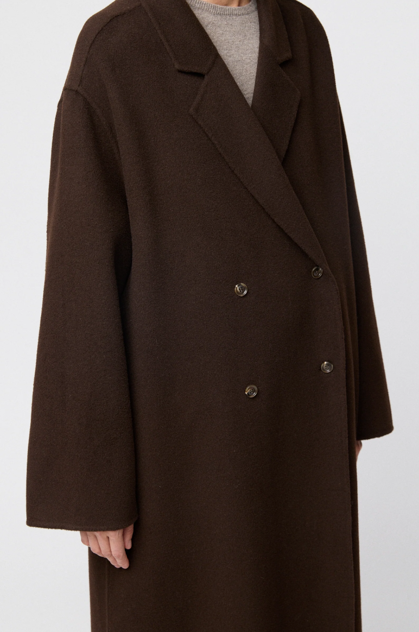 Double Wool Lounge Coat