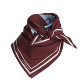 AfterSki Silk Scarf Burgundy