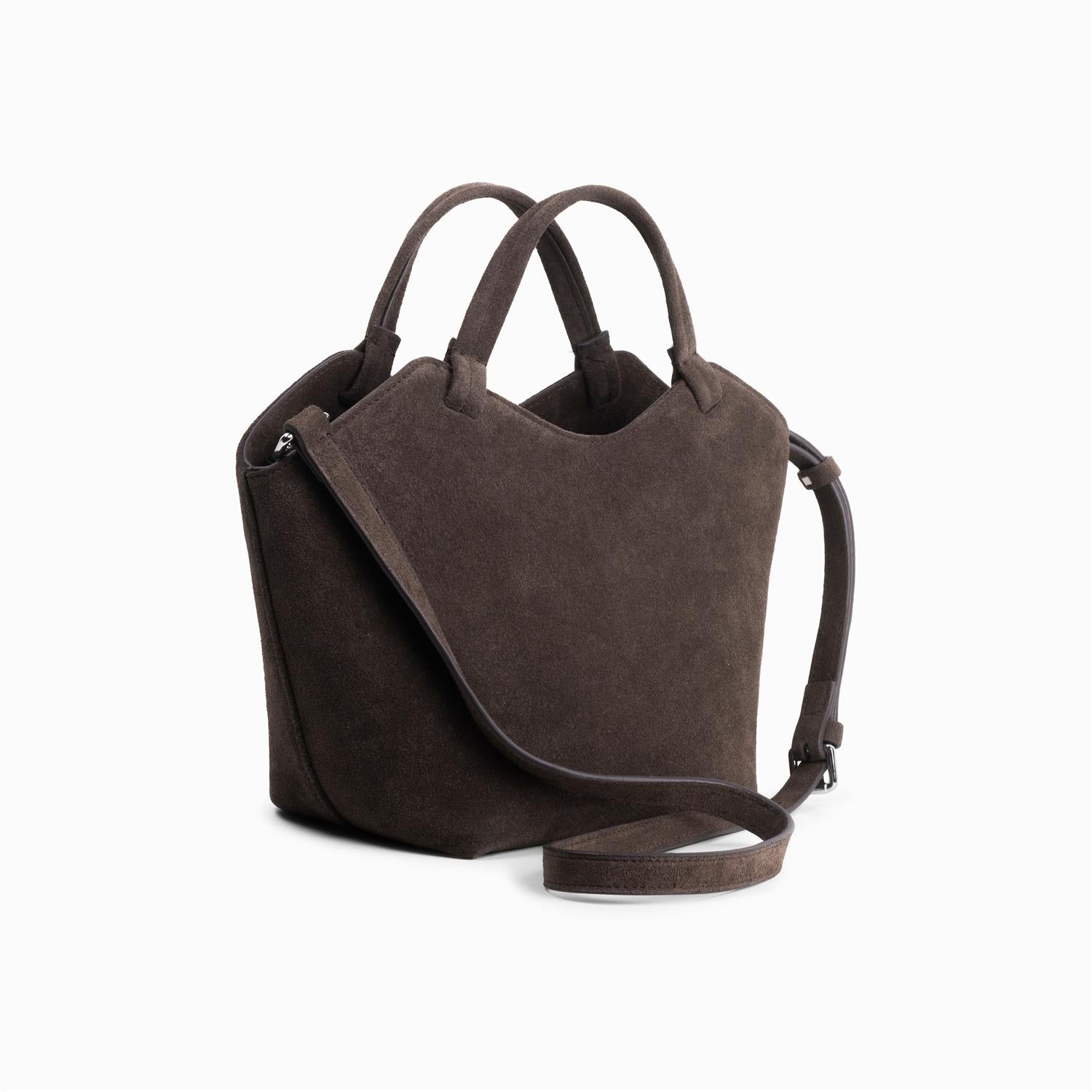 Maya Mini Suede Truffle