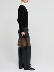 Traversée S Hunting Tweed Brown