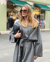 Harrow Wool Coat Light Grey