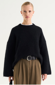 Mireya Knitted Sweater Black