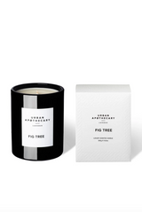 Black Glass Candle 300g - 60t - Fig Tree
