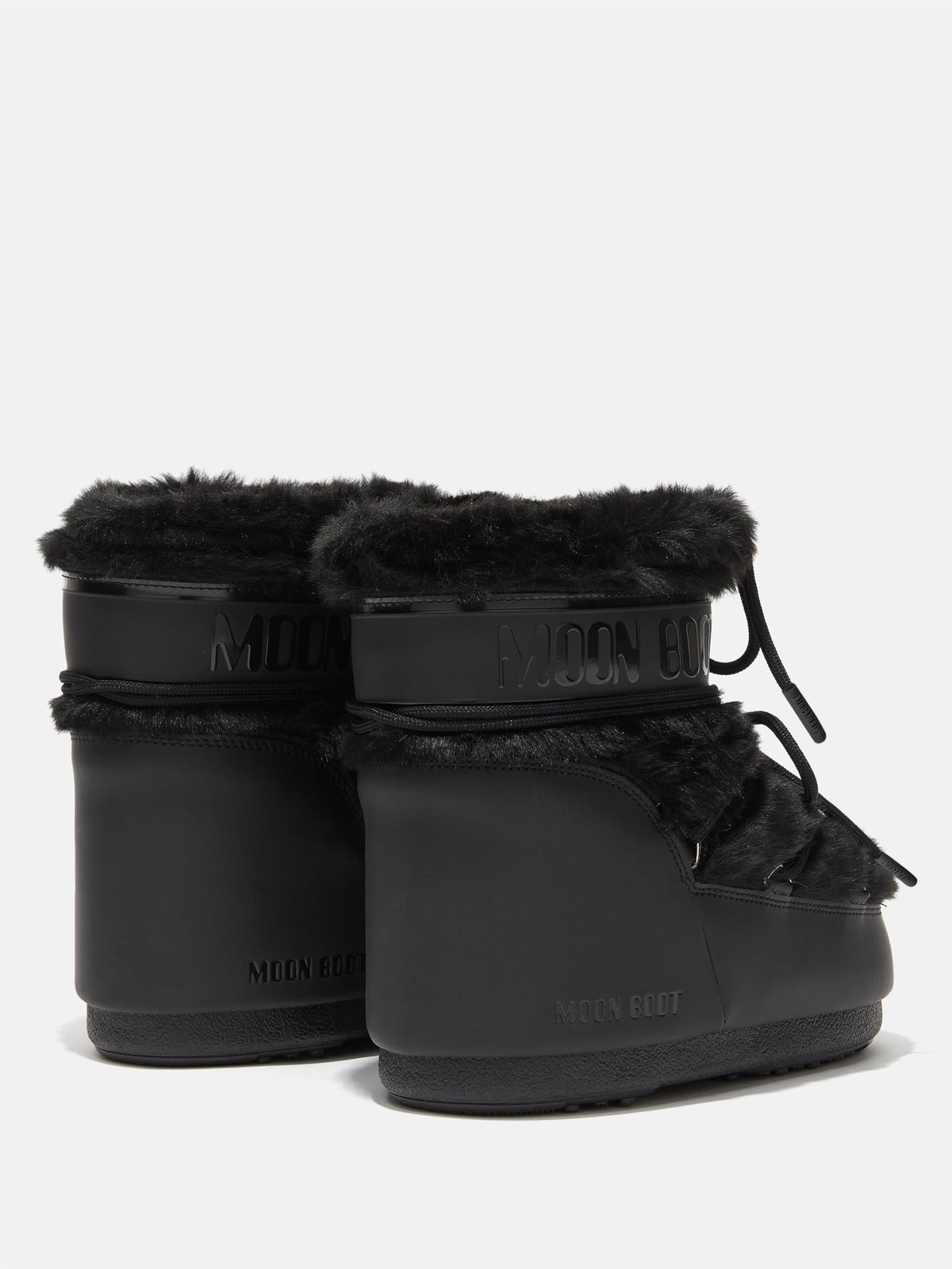 Icon Low Faux Fur Black