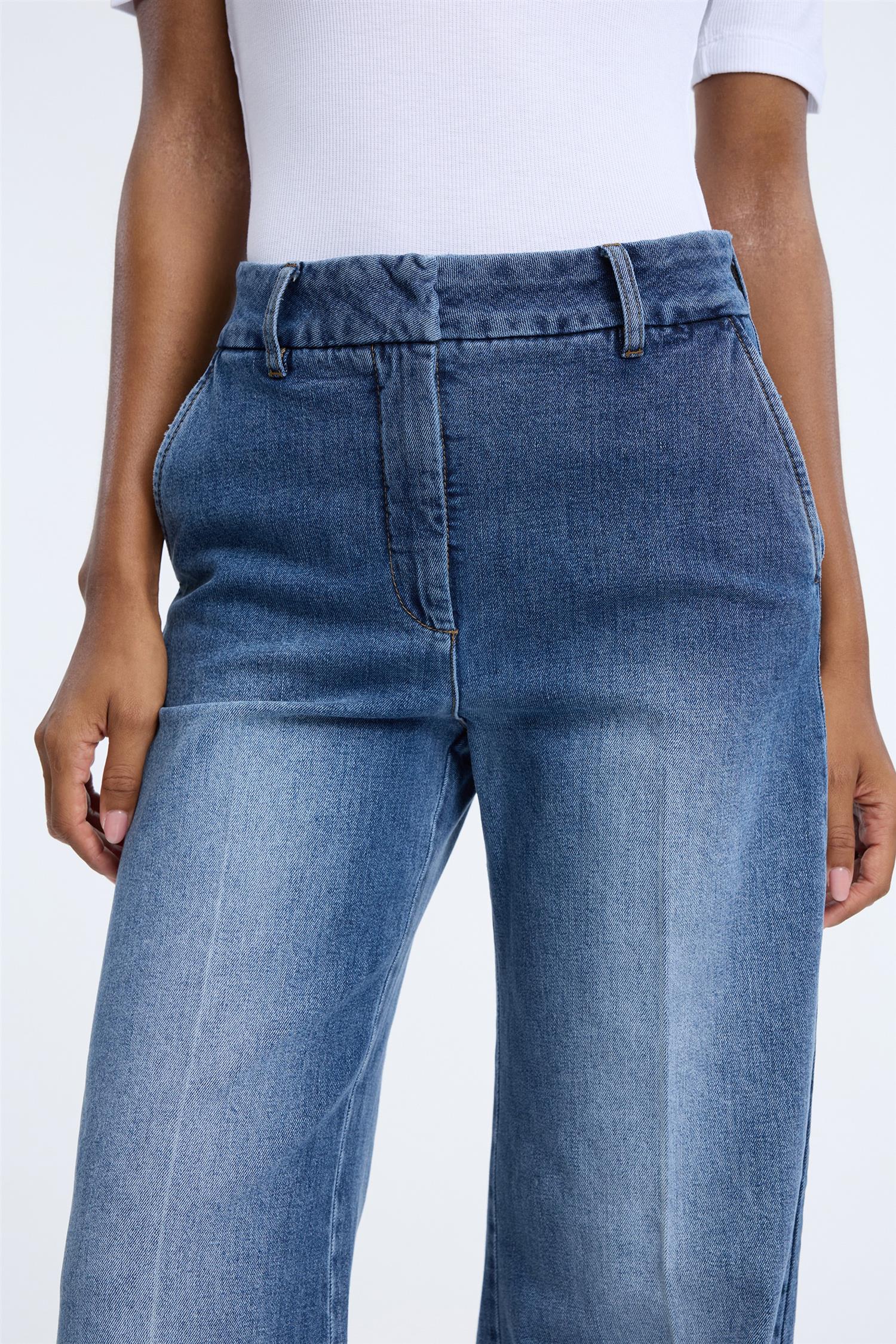 Eileen Denim Pants Blue
