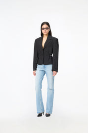 Short Tailored Jacket Black