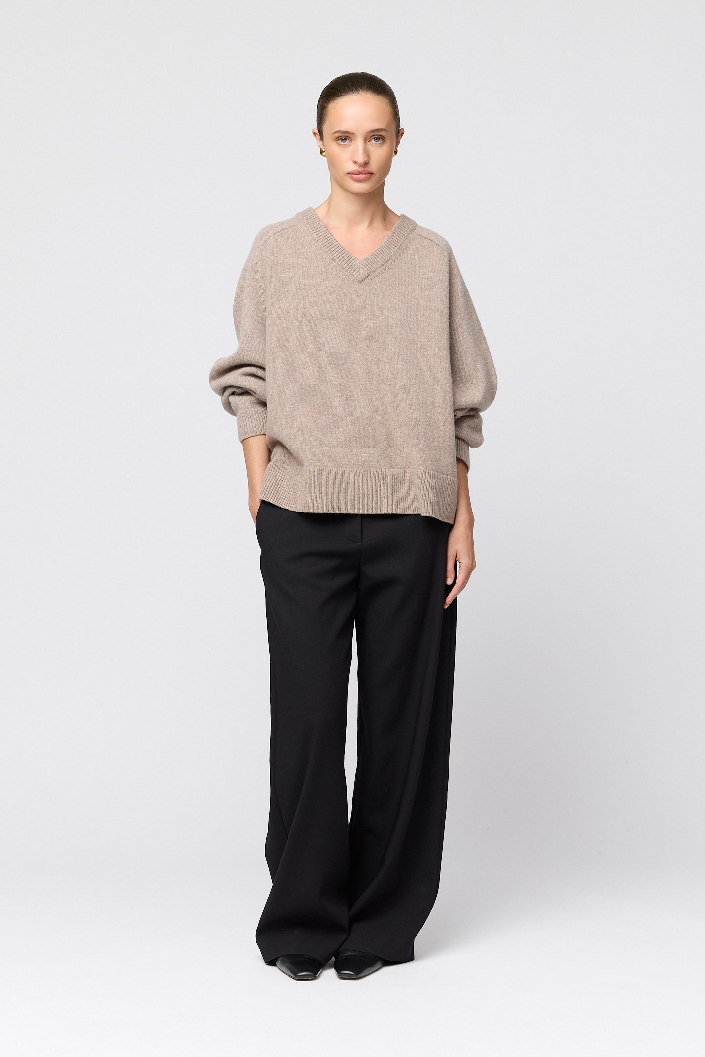 Harbour V-neck genser