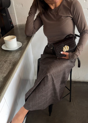 Penny Longsleeve Top Taupe