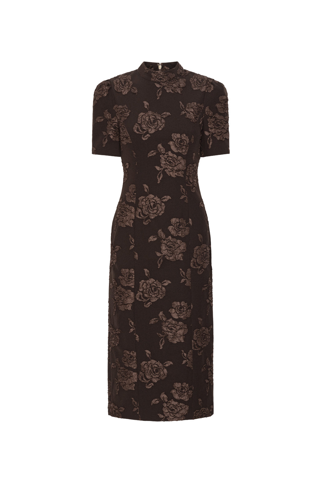JACQUARD MIDI DRESS