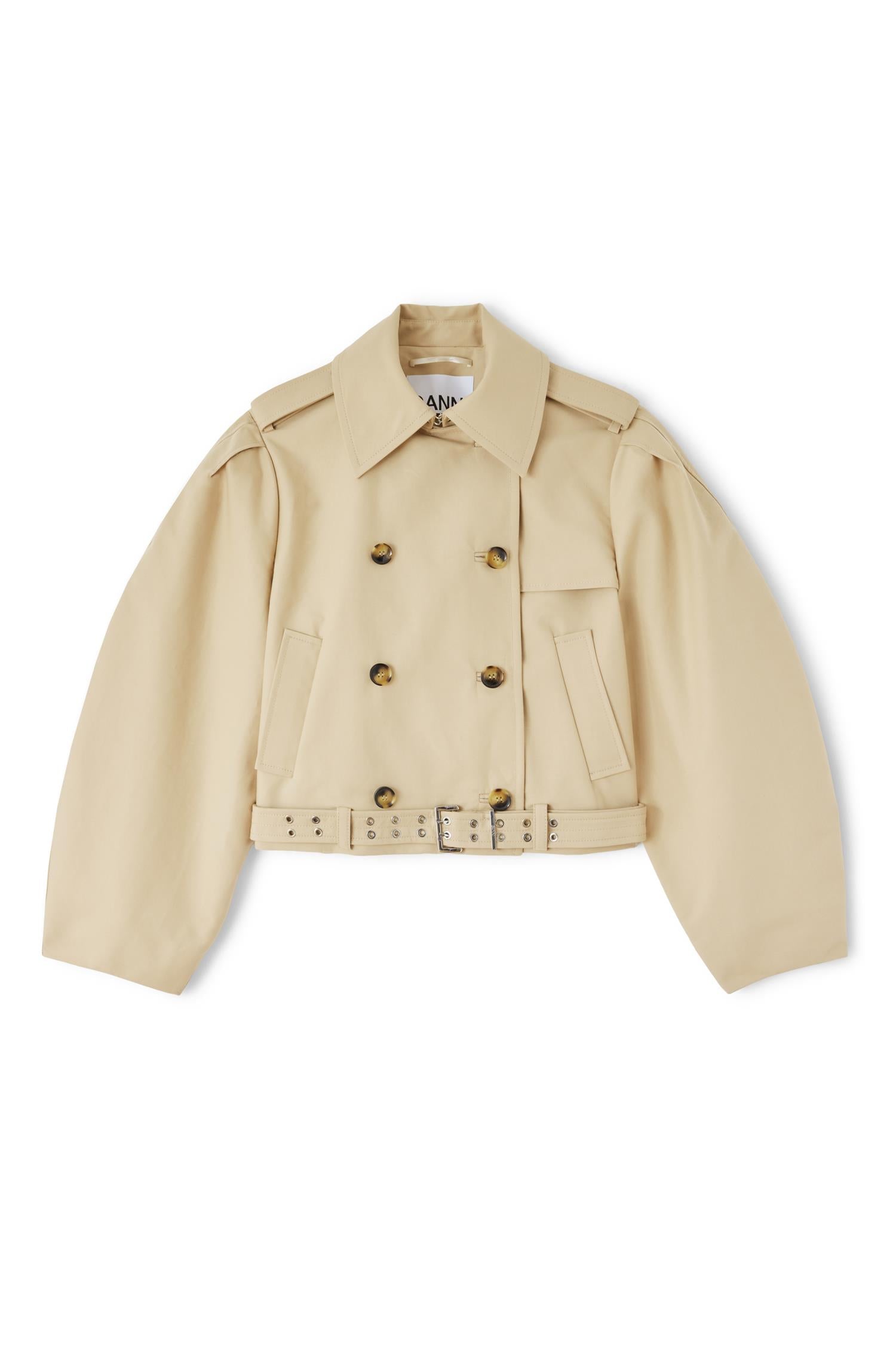 Double Cotton Belted Jacket