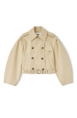 Double Cotton Belted Jacket