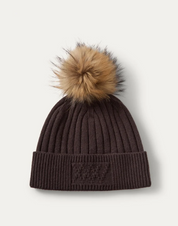 Geilo PomPom Hat Brown