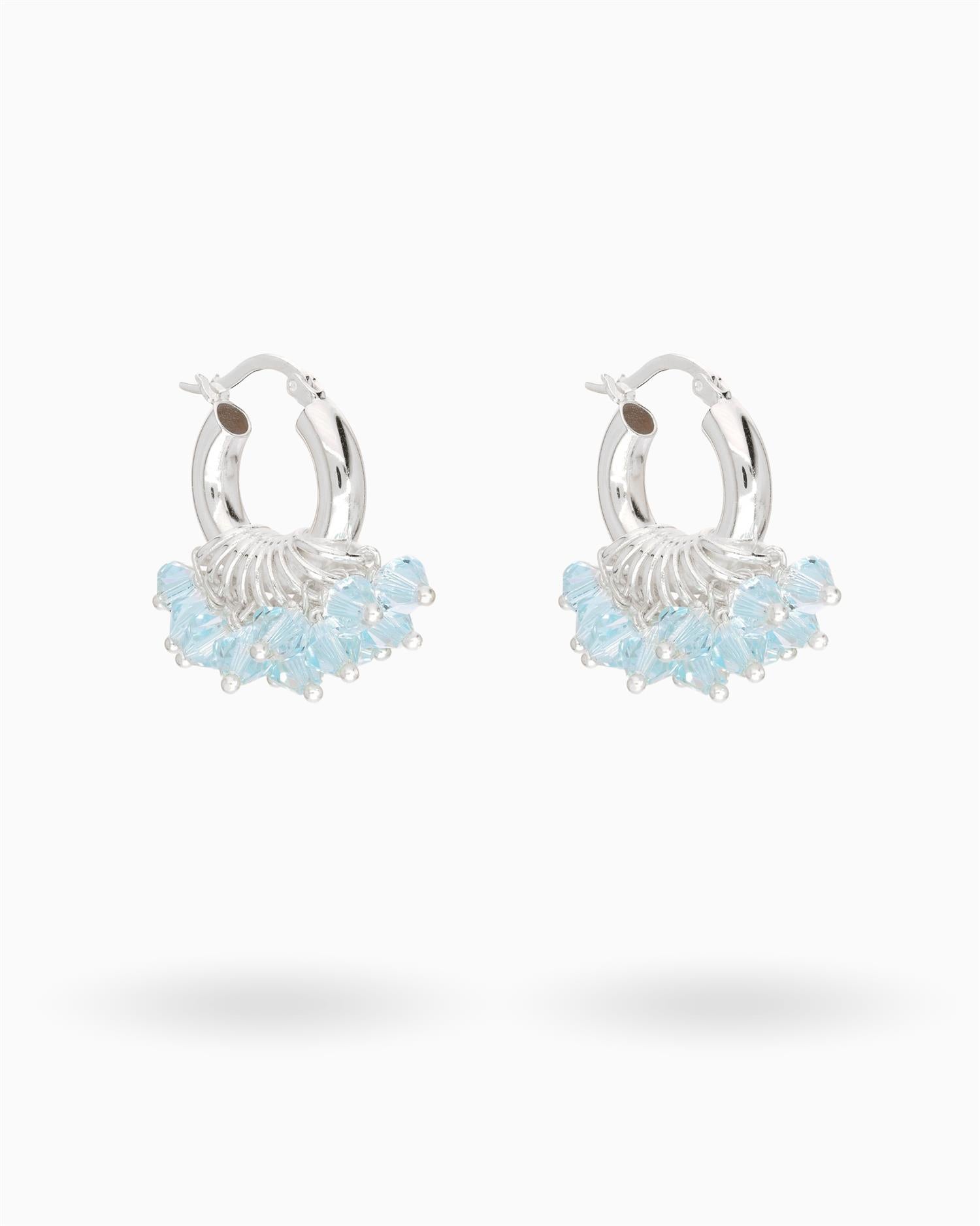 Mini Ice Ice Baby Earrings in Silver