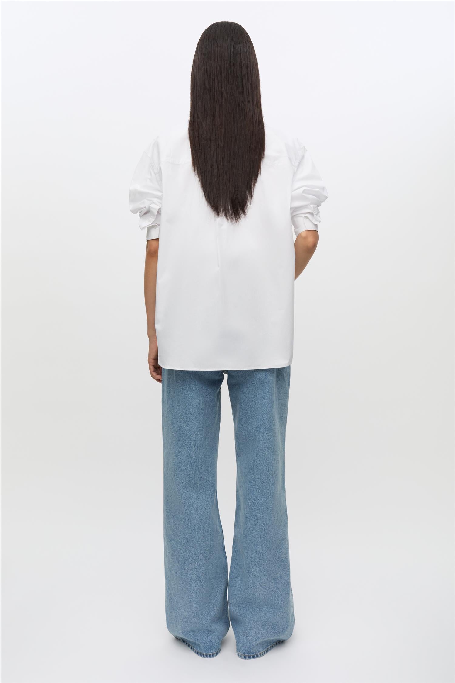 Salova Pocket Shirt White