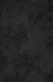 Flower Mesh LS Mini Dress Black