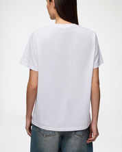 Basic Cotton Jersey Strawberry White