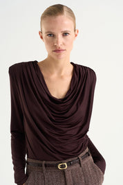 Lume topp - brun