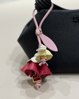 Ganni Flower Recycled Leather Bag Charm