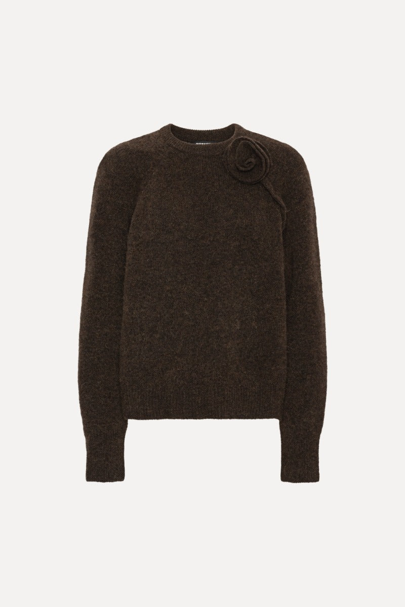 Knit Flower genser