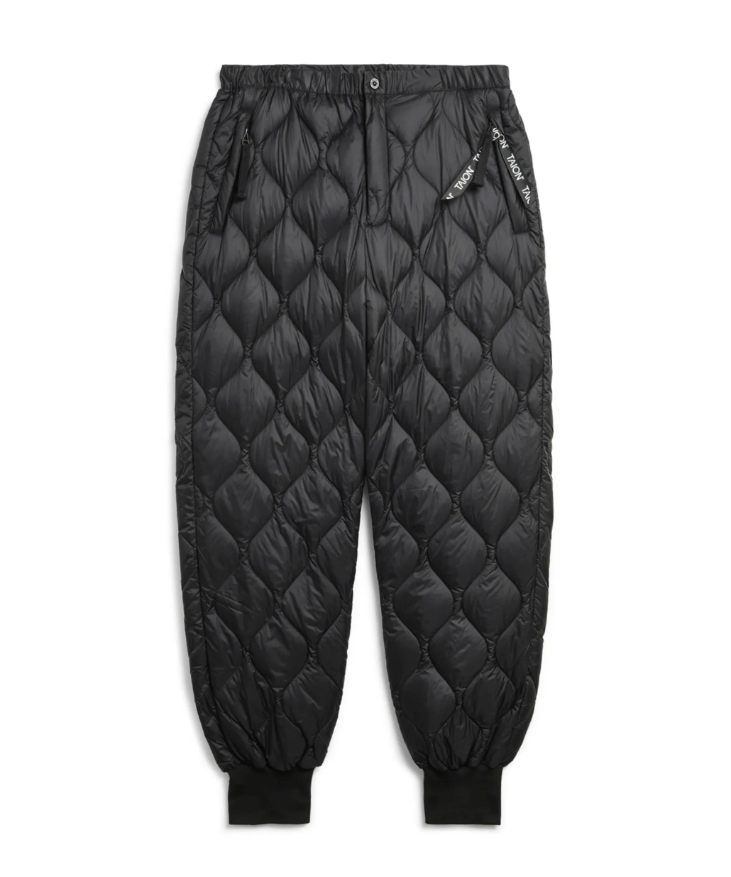 Military Down Pants Black