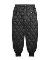 Military Down Pants Black