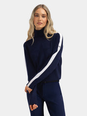 Sentraltind Knitted Sweater Blue ink