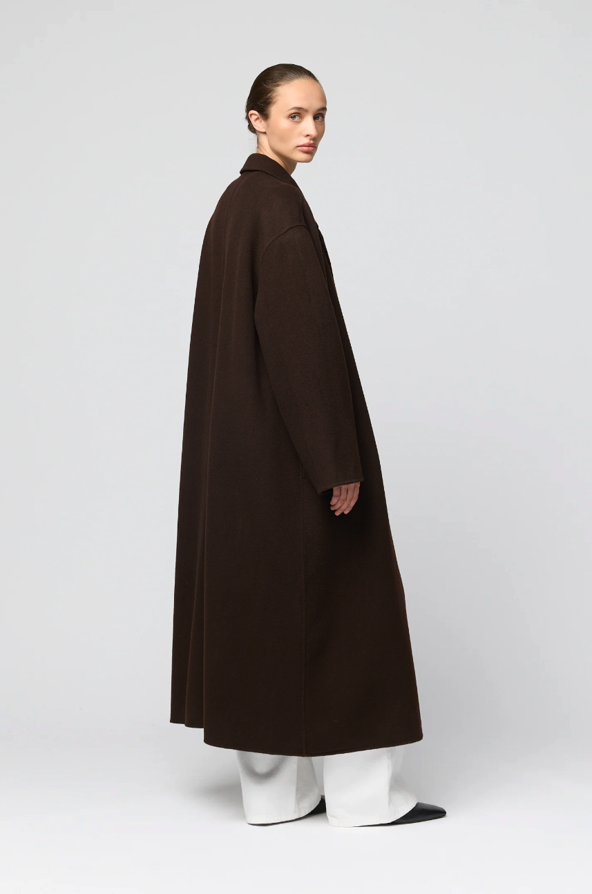 Double Wool Lounge Coat