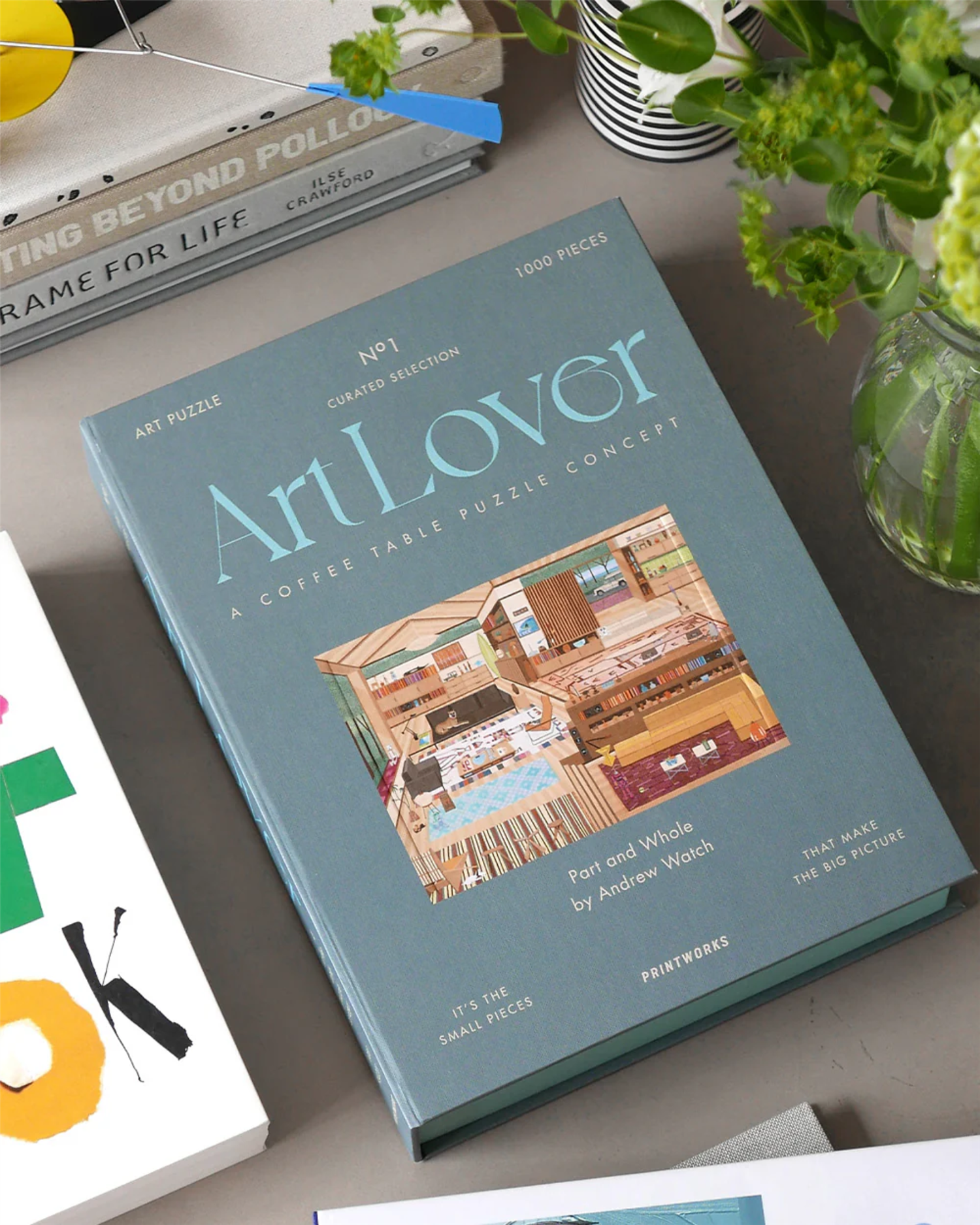 Art Lover Book puslespill - part and whole 1000