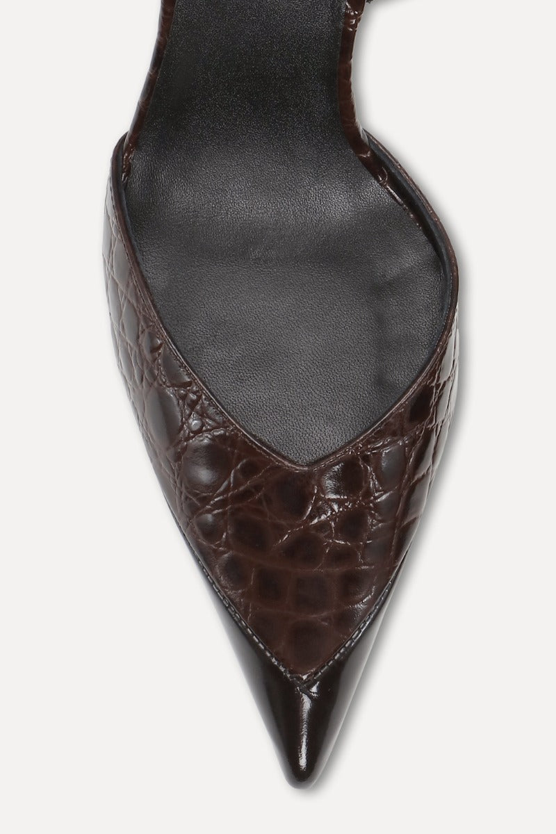 Leather Mule Slingback