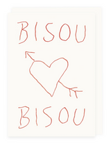 Folding Card "Bisou Bisou"