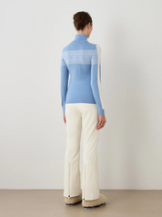 Signature 1/4-zip Light Blue