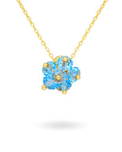 Aqua Cake Necklace