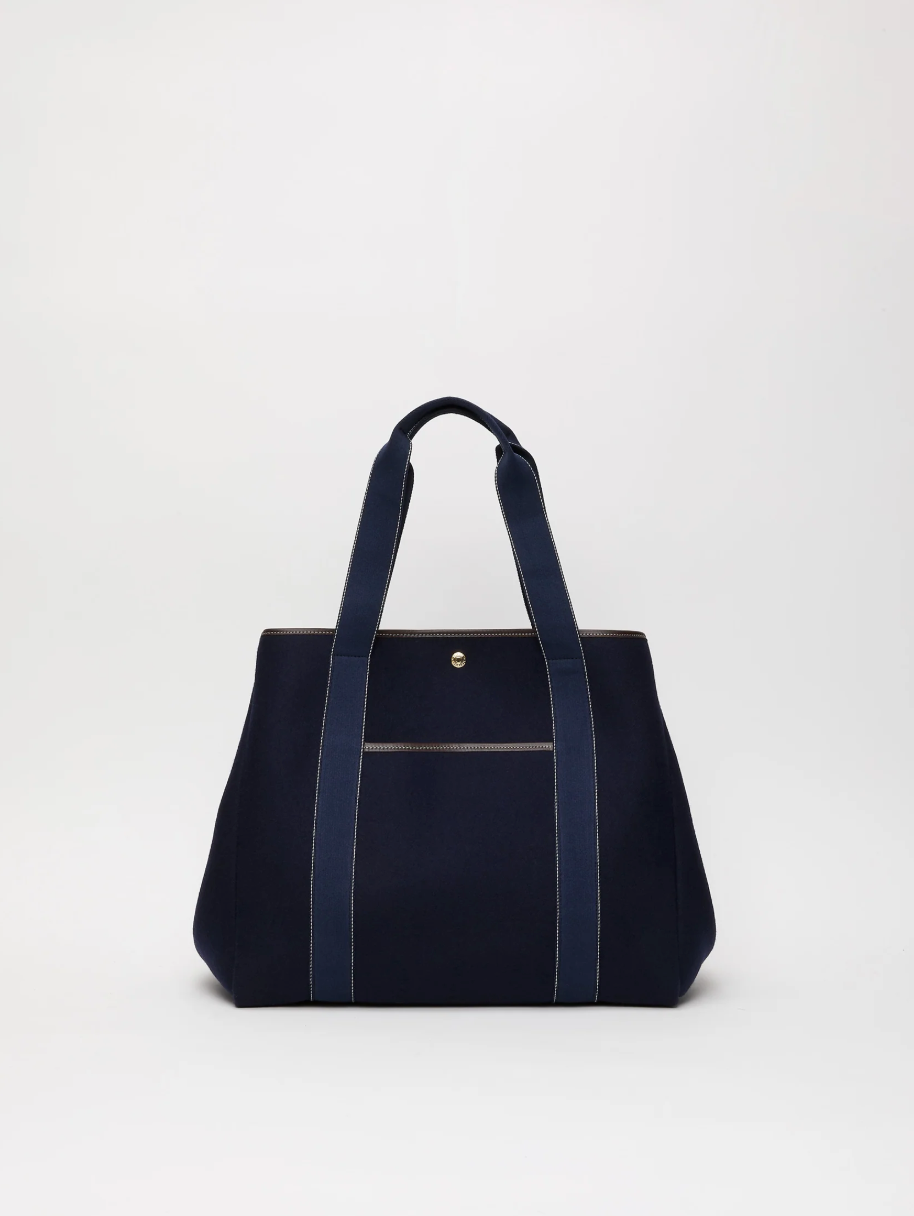 Traversée L Pocket Navy Flannel