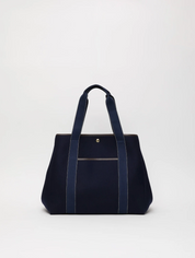 Traversée L Pocket Navy Flannel